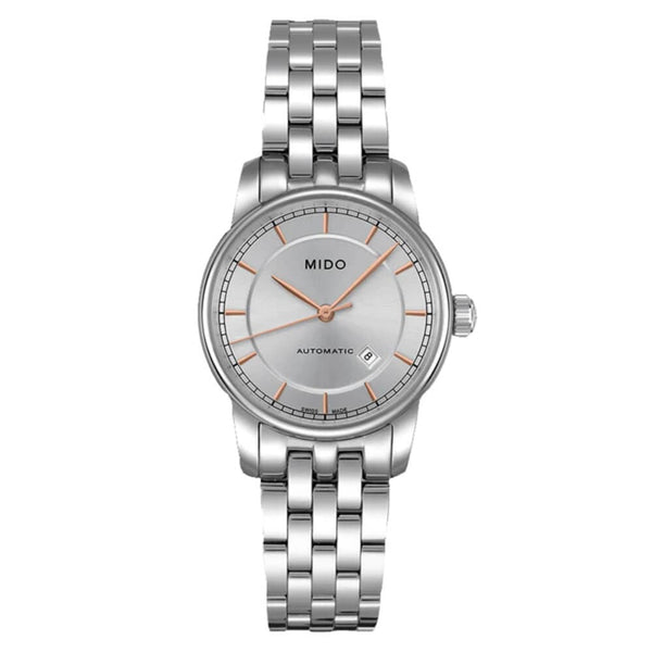Mido Baroncelli Silver Stainless Steel Strap Women Watch M76004101