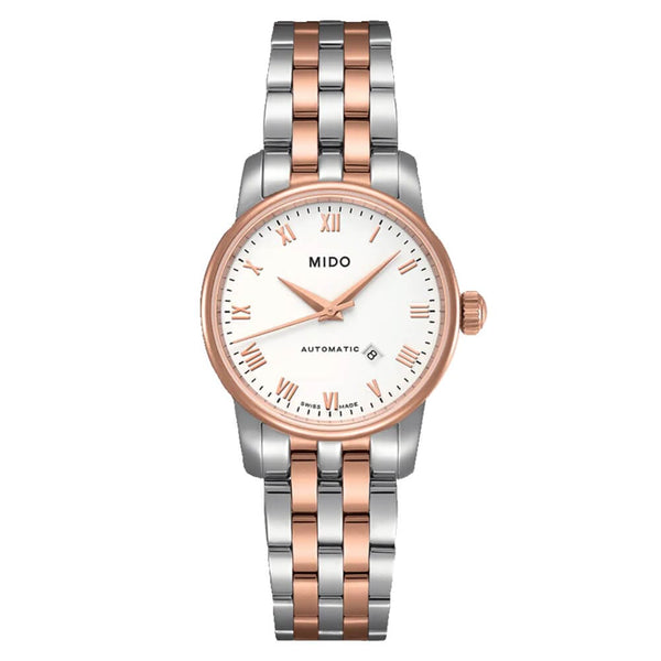 Mido Baroncelli Two-Tone Stainless Steel Strap Women Watch M76009N61