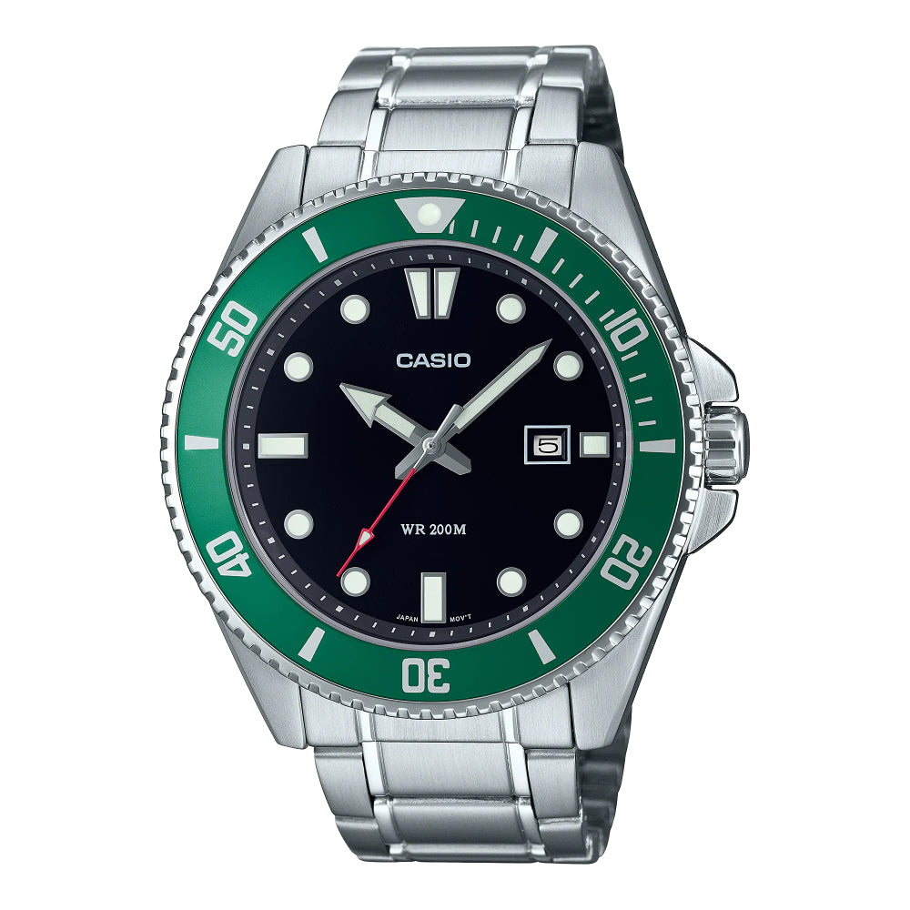 CASIO STANDARD STAINLESS STEEL MDV-107D SERIES WATCH