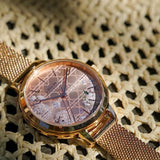 Oui & Me Rose Gold Dial Milanese Strap Women Watch ME010105