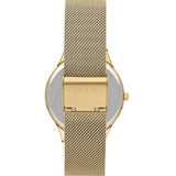 Oui & Me Floral Dial Gold Milanese Strap Women Watch ME010230