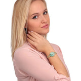 Oui & Me Green Dial Gold Milanese Strap Women Watch ME010273