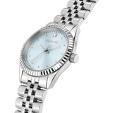Oui & Me Blue Dial Silver Stainless Steel Strap Women Watch ME010281