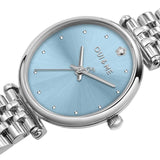 Oui & Me Blue Dial Silver Stainless Steel Strap Women Watch ME010293