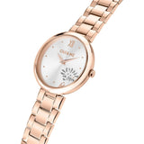 Oui & Me Silver Dial Rose Gold Stainless Steel Strap Women Watch ME010321