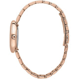 Oui & Me Silver Dial Rose Gold Stainless Steel Strap Women Watch ME010321