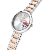 Oui & Me Silver Dial Two-Tone Stainless Steel Strap Women Watch ME010323