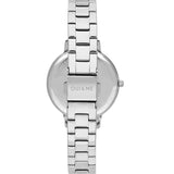 Oui & Me Pink Floral Dial Silver Stainless Steel Strap Women Watch ME010371