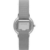 Oui & Me Pink Floral Dial Silver Milanese Strap Women Watch ME010376