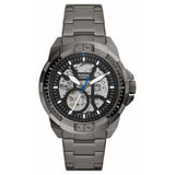 Fossil Bronson Automatic Gray Stainless Steel Strap Men Watch ME3218