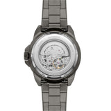 Fossil Bronson Automatic Gray Stainless Steel Strap Men Watch ME3218