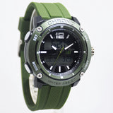 Caterpillar Consign Green Rubber Strap Men Watch MF.145.23.133
