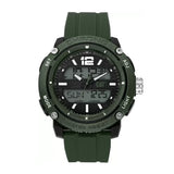 Caterpillar Consign Green Rubber Strap Men Watch MF.145.23.133