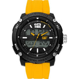 Caterpillar Consign Yellow Silicone Strap Men Watch MF.145.27.111
