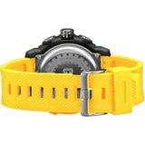Caterpillar Consign Yellow Silicone Strap Men Watch MF.145.27.111