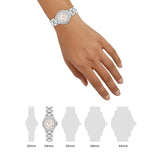 Michael Kors White Dial Silver Stainless Steel Strap Women Watch MK4698