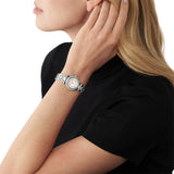 Michael Kors White Dial Silver Stainless Steel Strap Women Watch MK4698