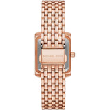 Michael Kors White Dial Rose Gold Stainless Steel Strap Women Watch MK4743