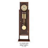 Mapple Leaf Regent Open-Frame 12-Rod Grandfather Clock – Walnut Brown Model 6601