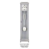 Mapple Leaf Lucerne Slimline 3-Rod Grandfather Clock – Stylish Grey / Chestnut Brown Model 6605