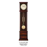 Mapple Leaf Hampton Classic 3-Rod Grandfather Clock – Stylish Grey / Chestnut Brown Model 6612