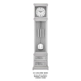 Mapple Leaf Hampton Classic 8-Rod Grandfather Clock – Stylish Grey / Chestnut Brown Model 6612