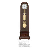 Mapple Leaf Oxford Arch 12-Rod Grandfather Clock – Bitter Chocolate / Rubus Red Model 6806