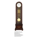 Mapple Leaf Oxford Arch 8-Rod Grandfather Clock – Bitter Chocolate / Rubus Red Model 6806