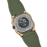 Infantry Revolution Green Dial Silicone Strap Men Watch MOD47-FC-13-C