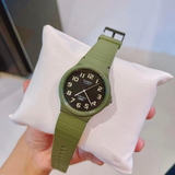 Casio General Black Dial Green Resin Strap Unisex Watch MQ-24UC-3BDF-P