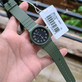 Casio General Black Dial Green Resin Strap Unisex Watch MQ-24UC-3BDF-P