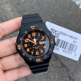 Casio General Black Dial Resin Strap Men Watch MRW-200H-4BVDF-P