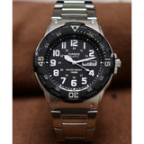 Casio General Black Dial Silver Stainless Steel Strap Men Watch MRW-200HD-1BVDF-P