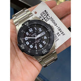 Casio General Black Dial Silver Stainless Steel Strap Men Watch MRW-200HD-1BVDF-P