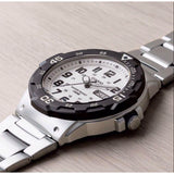Casio Watch for Men's Silver Stainless Steel Strap 100m Analog MRW-200HD-7BVDF-P