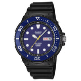 Casio General Blue Dial Black Resin Strap Unisex's Watch MRW-230H-2EVDF