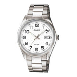 Casio General White Dial Silver Stainless Steel Strap Men Watch MTP-1302D-7BVDF-P