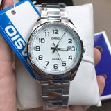 Casio General White Dial Silver Stainless Steel Strap Men Watch MTP-1302D-7BVDF-P