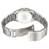 Casio General White Dial Silver Stainless Steel Strap Women Watch MTP-1303D-7BVDF-P