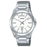 Casio General White Dial Stainless Steel Strap Men Watch MTP-1370D-7A3VDF