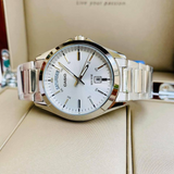 Casio General White Dial Stainless Steel Strap Men Watch MTP-1370D-7A3VDF