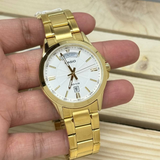 Casio General Gold Stainless Steel Strap Men Watch MTP-1381GD-7AVDF-P