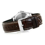 Casio General Analog Silver Dial Brown Leather Strap Men's Watch MTP-1381L-7AVDF-P