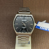 Casio General Black Dial Silver Stainless Steel Strap Unisex Watch MTP-B140D-1AVDF-P