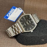 Casio General Black Dial Silver Stainless Steel Strap Unisex Watch MTP-B140D-1AVDF-P