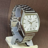 Casio General White Dial Silver Stainless Steel Strap Unisex Watch MTP-B140D-7AVDF-P