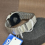 Casio General White Dial Silver Stainless Steel Strap Unisex Watch MTP-B140D-7AVDF-P