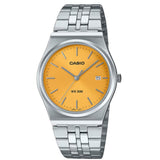 Casio General Gold Dial Silver Stainless Steel Strap Unisex Watch MTP-B145D-9AVDF