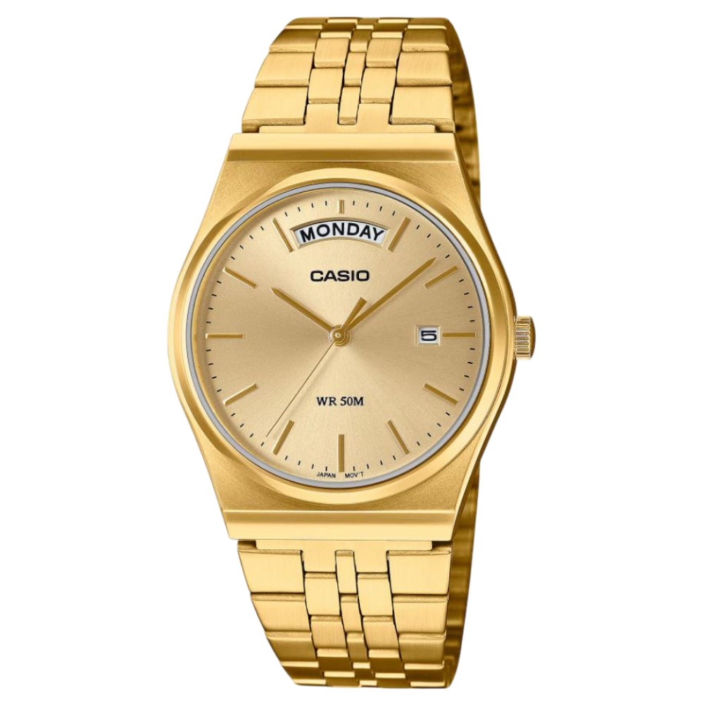 Casio General Standard Gold Stainless Steel Strap Unisex Watch MTP-B146G Series