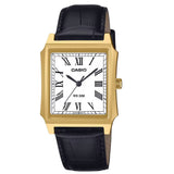 Casio Standard Black Leather Strap Unisex Watch MTP-B190GL-7BVDF